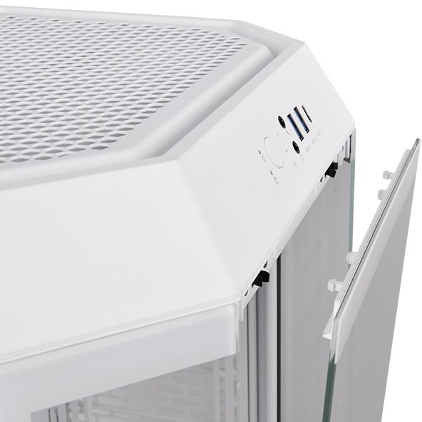 Kućište za računalo THERMALTAKE The Tower 300 Mini Tower (Bijelo, Micro ATX/Mini-ITX, 3x 3.5"/2.5" utora, USB 3.2 Gen 2 Type-C, ARGB)-16