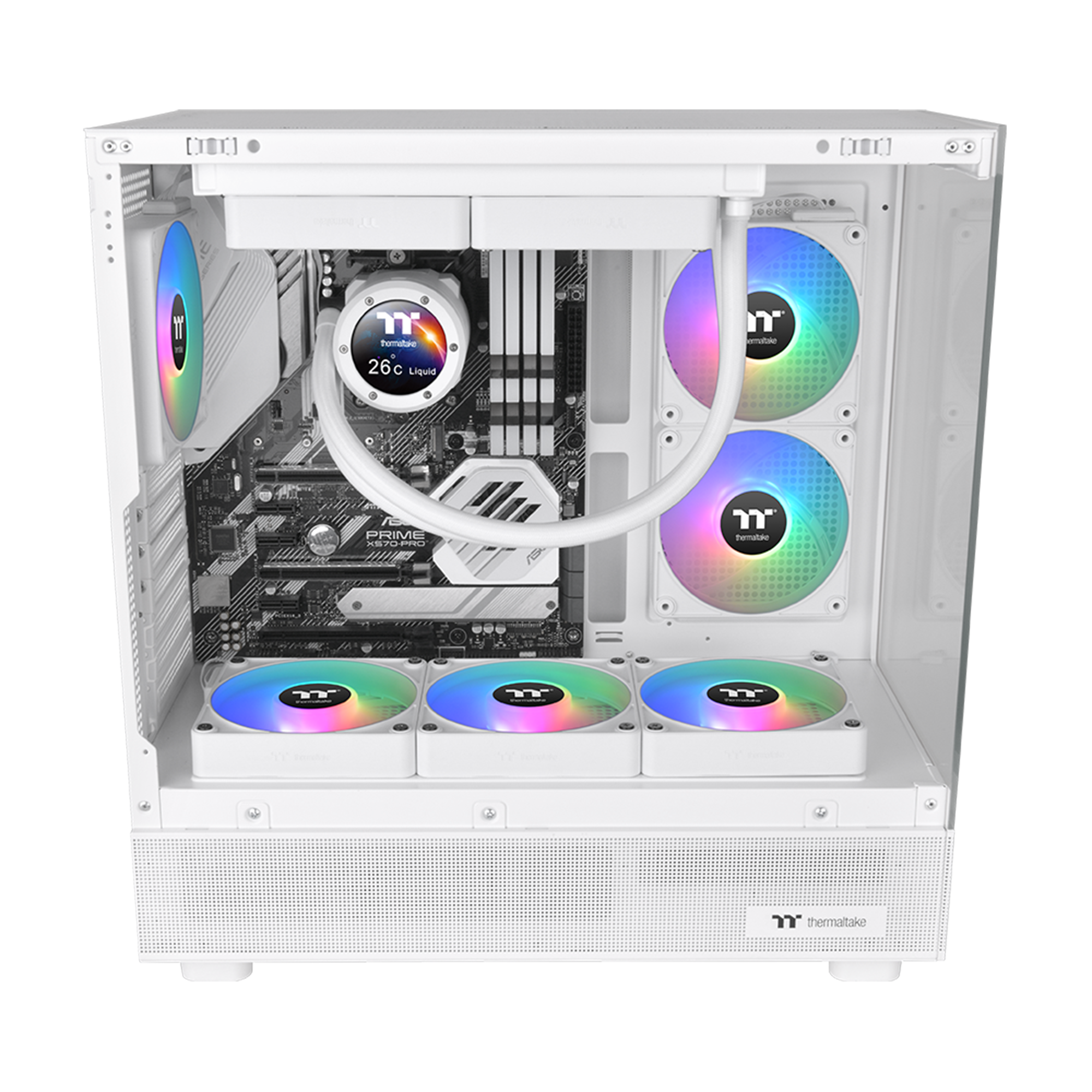 Ventilator za kućište THERMALTAKE CT120 EX Reverse (ARGB, set od 3, bijeli)-9