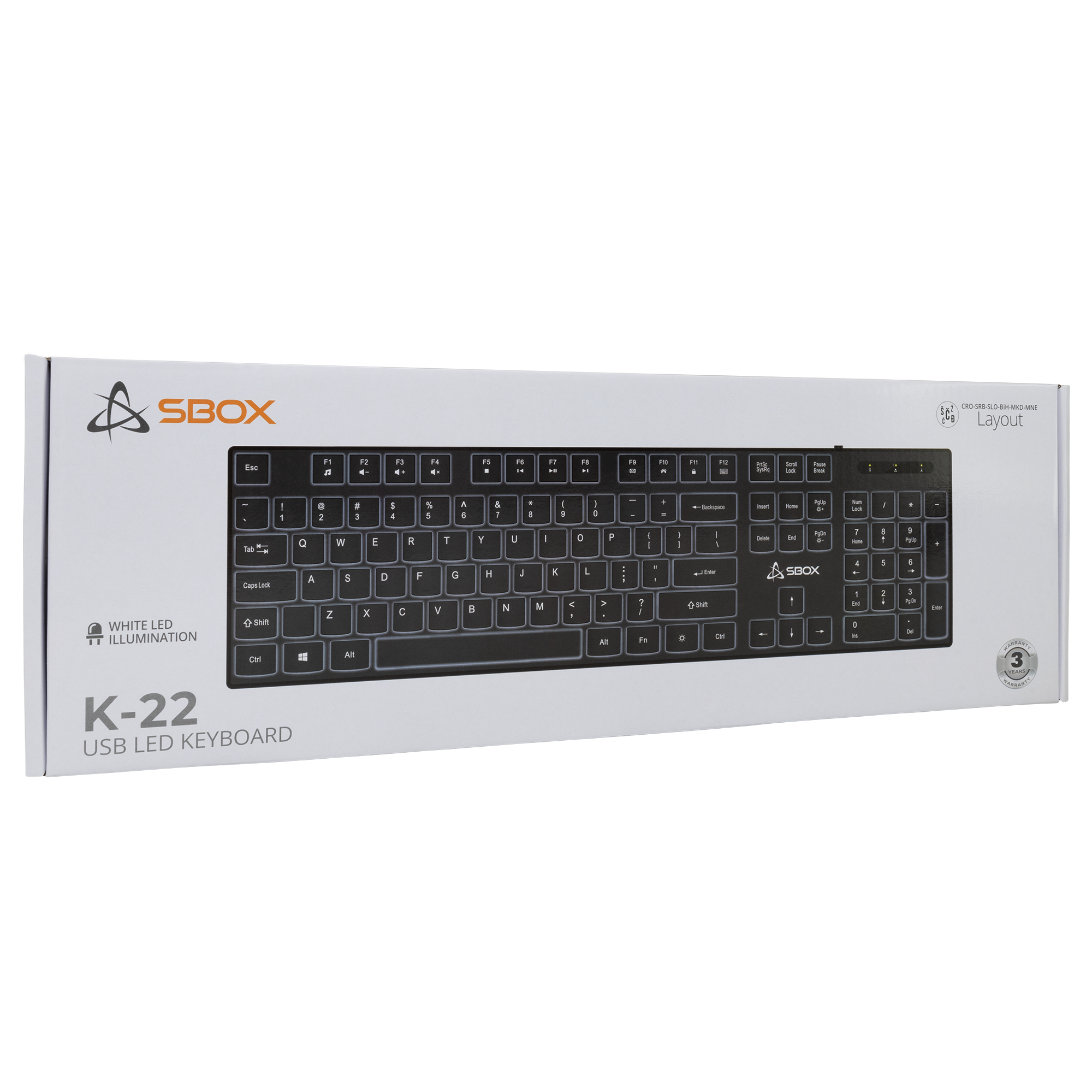 TIPKOVNICA SBOX K-22 / HR-5