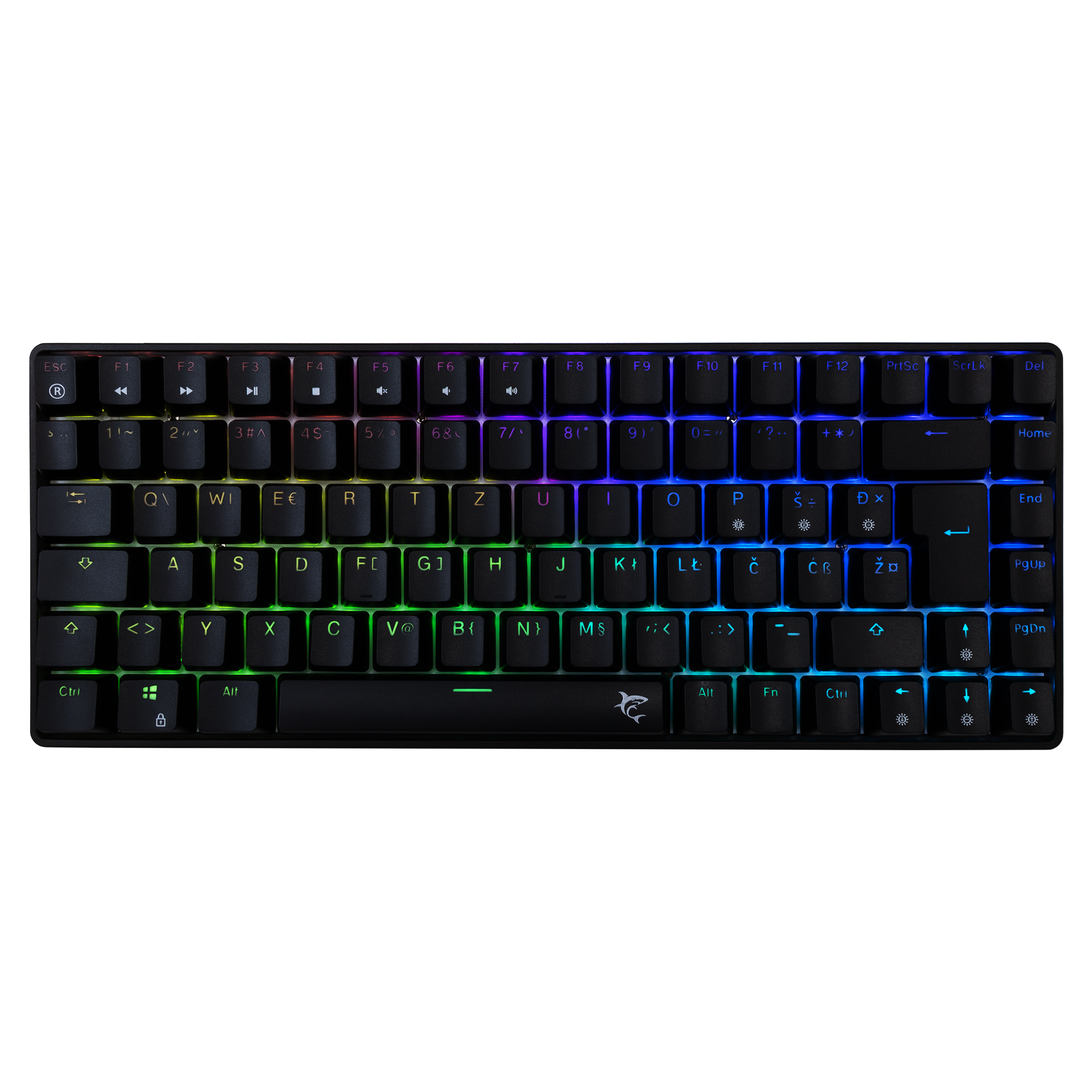 White Shark Tipkovnica GK-005122 HAMACHI Mehanicka RGB / HR - BLUE SW.-16