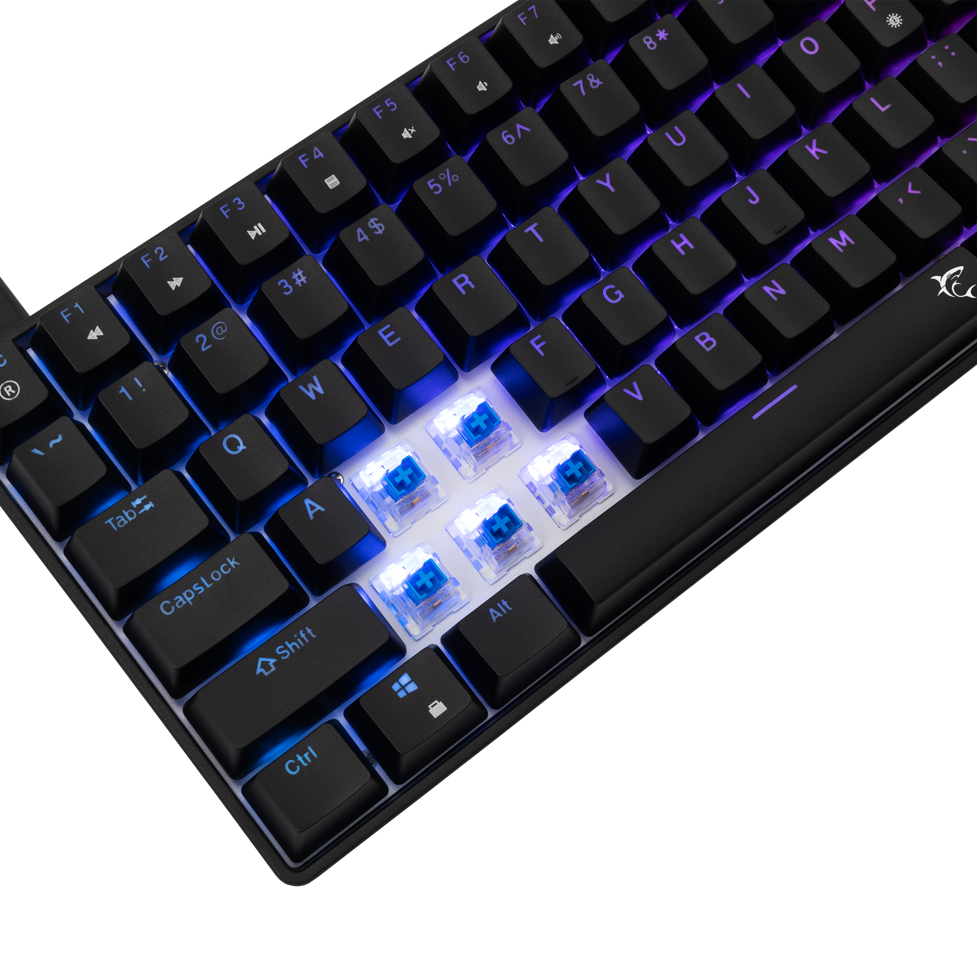 White Shark Tipkovnica GK-005122 HAMACHI Mehanicka RGB / HR - BLUE SW.-4