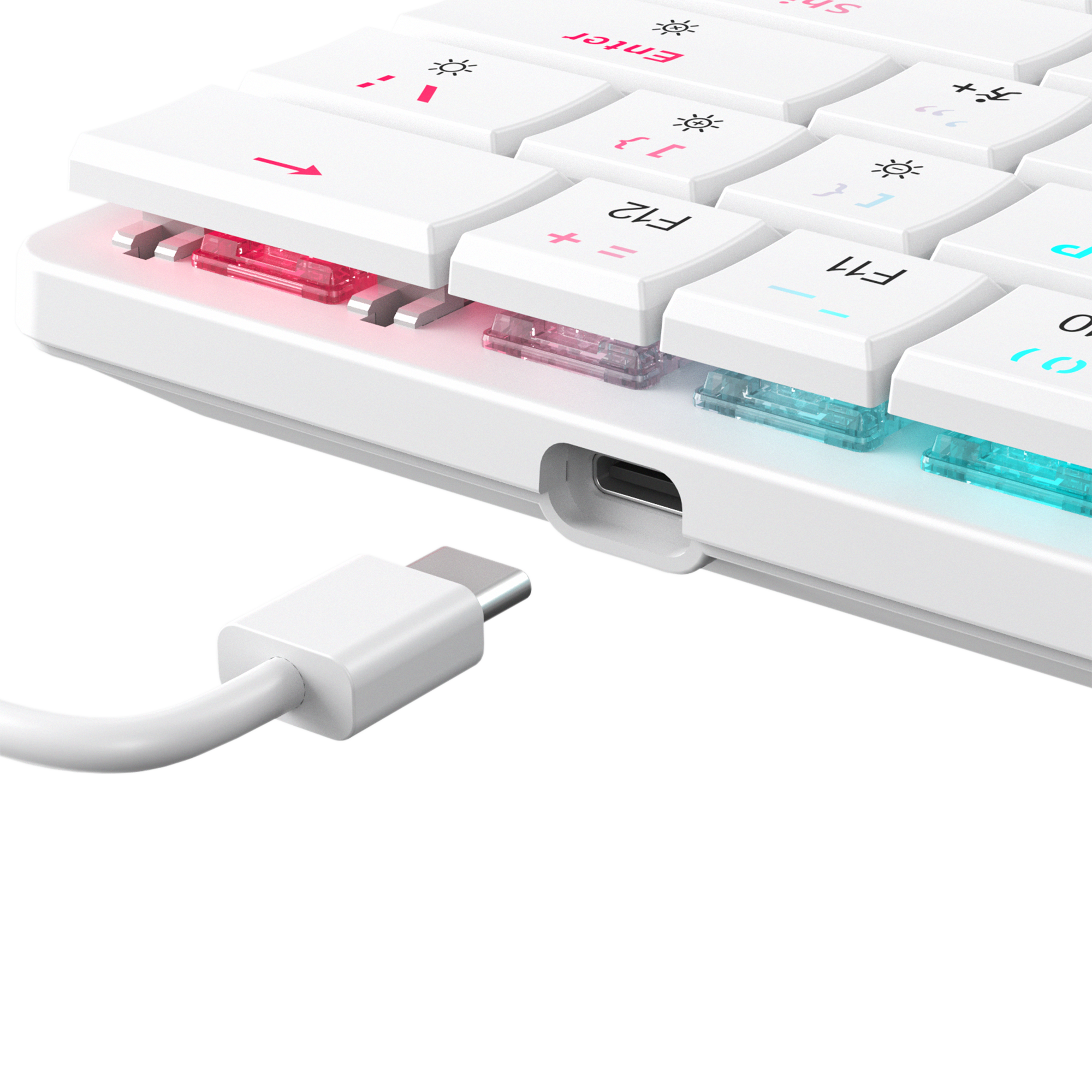 White Shark TIPKOVNICA GK-006211 NAGAMAKI Bijela-Mehanicka-RED.SW-5