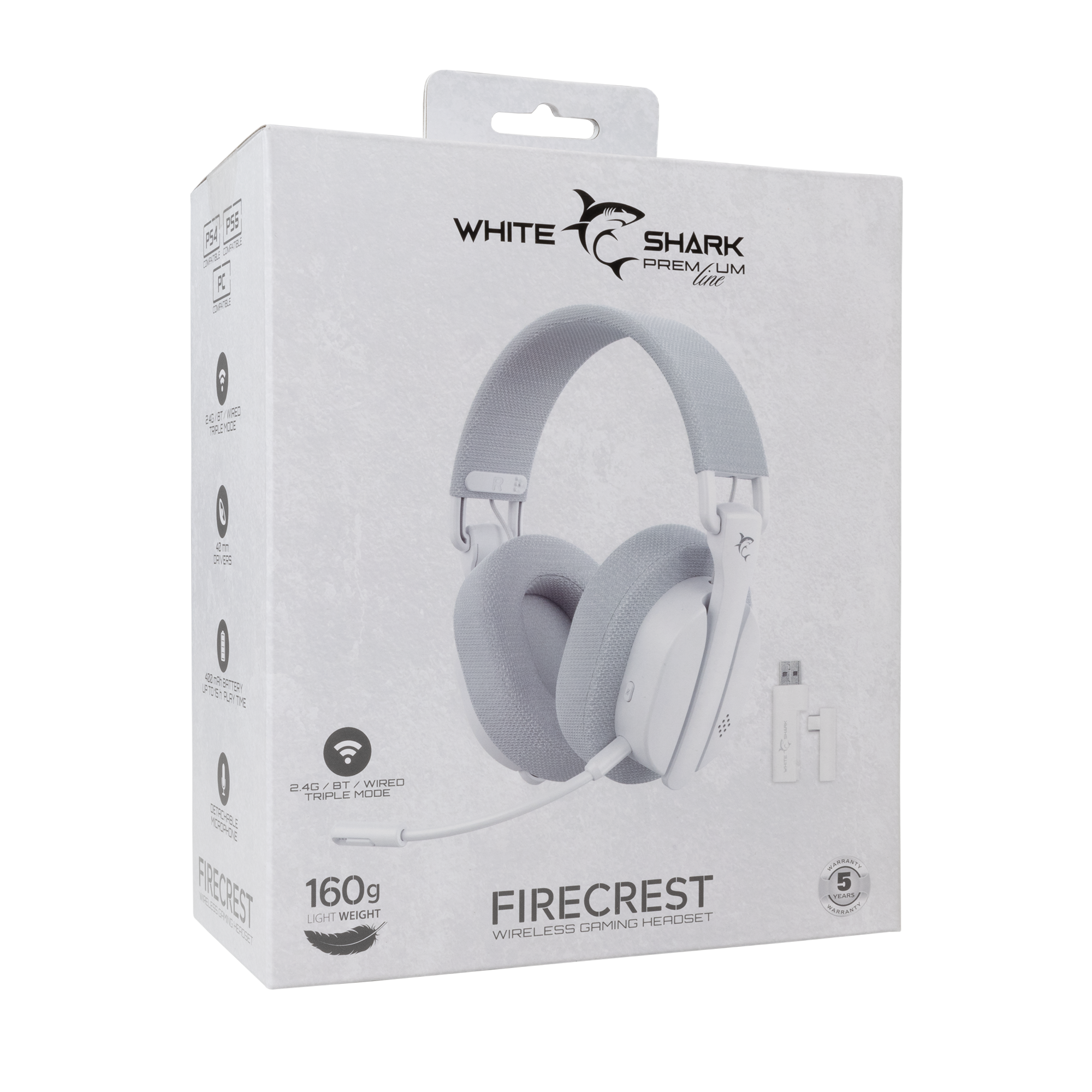 Gaming slušalice WHITE SHARK WGH-2444 FIRECREST bijele-14