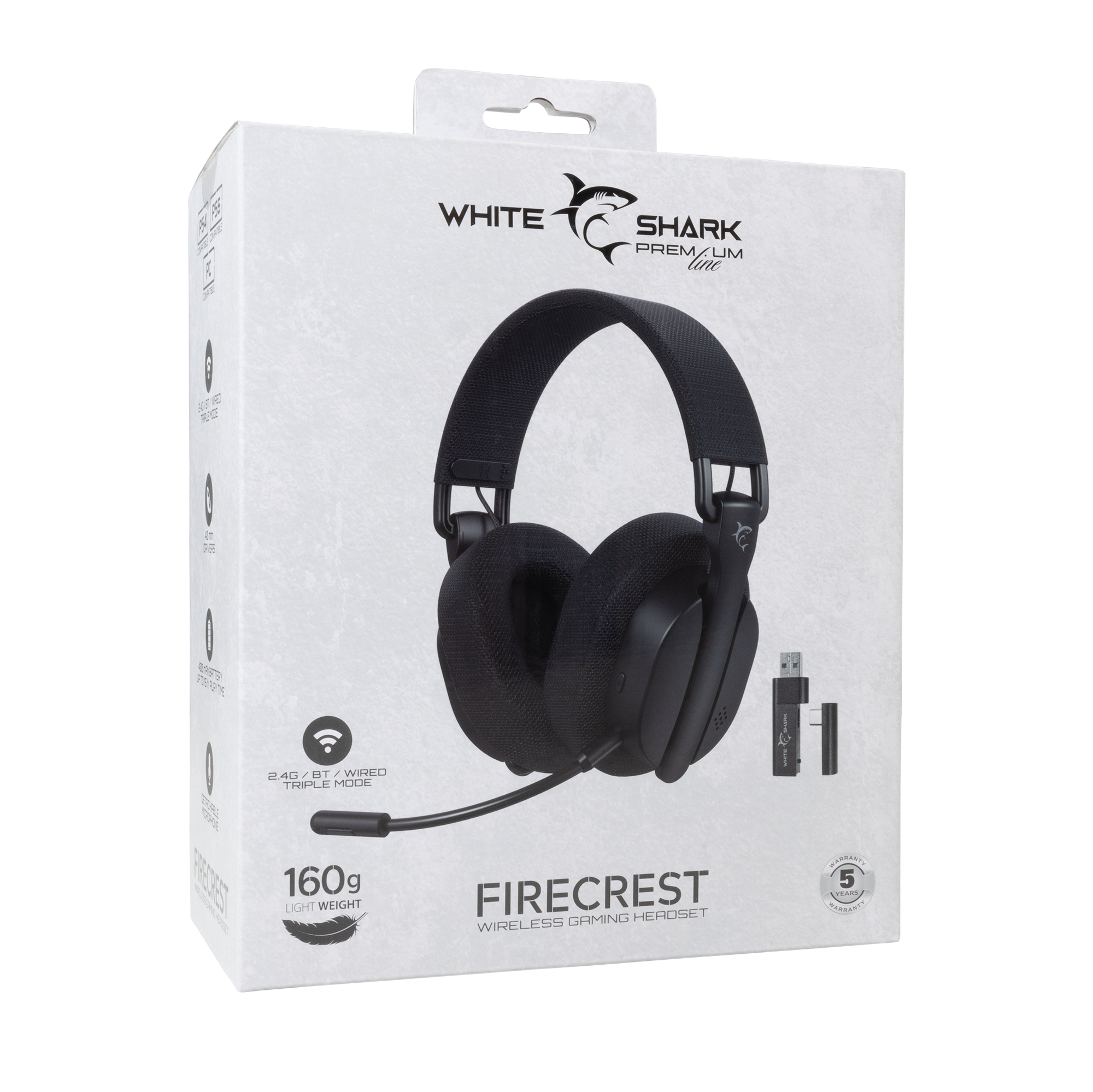 Gaming slušalice WHITE SHARK WGH-2444 FIRECREST crne-13