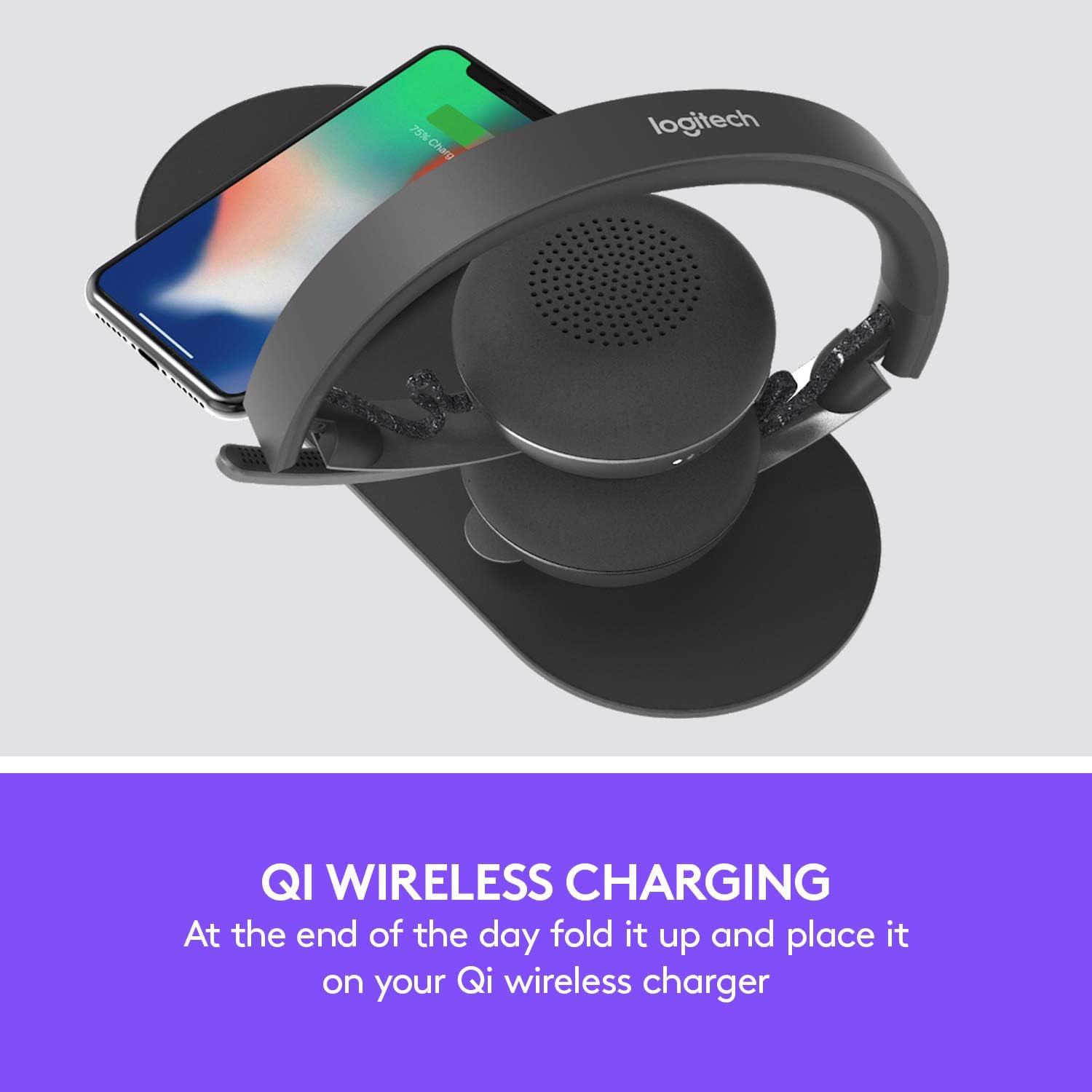 Slušalice LOGITECH Zone bežični Plus GRAPHITE 2.4GHZ/BT - EMEA-4