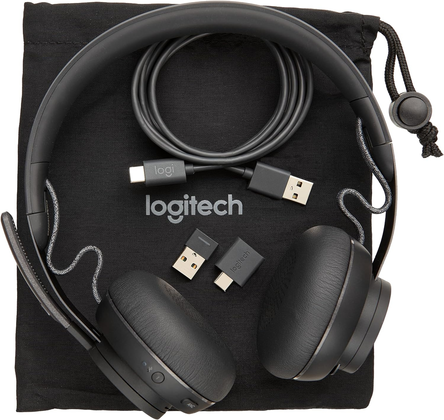 Slušalice LOGITECH Zone Wireless MS Teams - EMEA (Bluetooth, on-ear, Graphite)-4