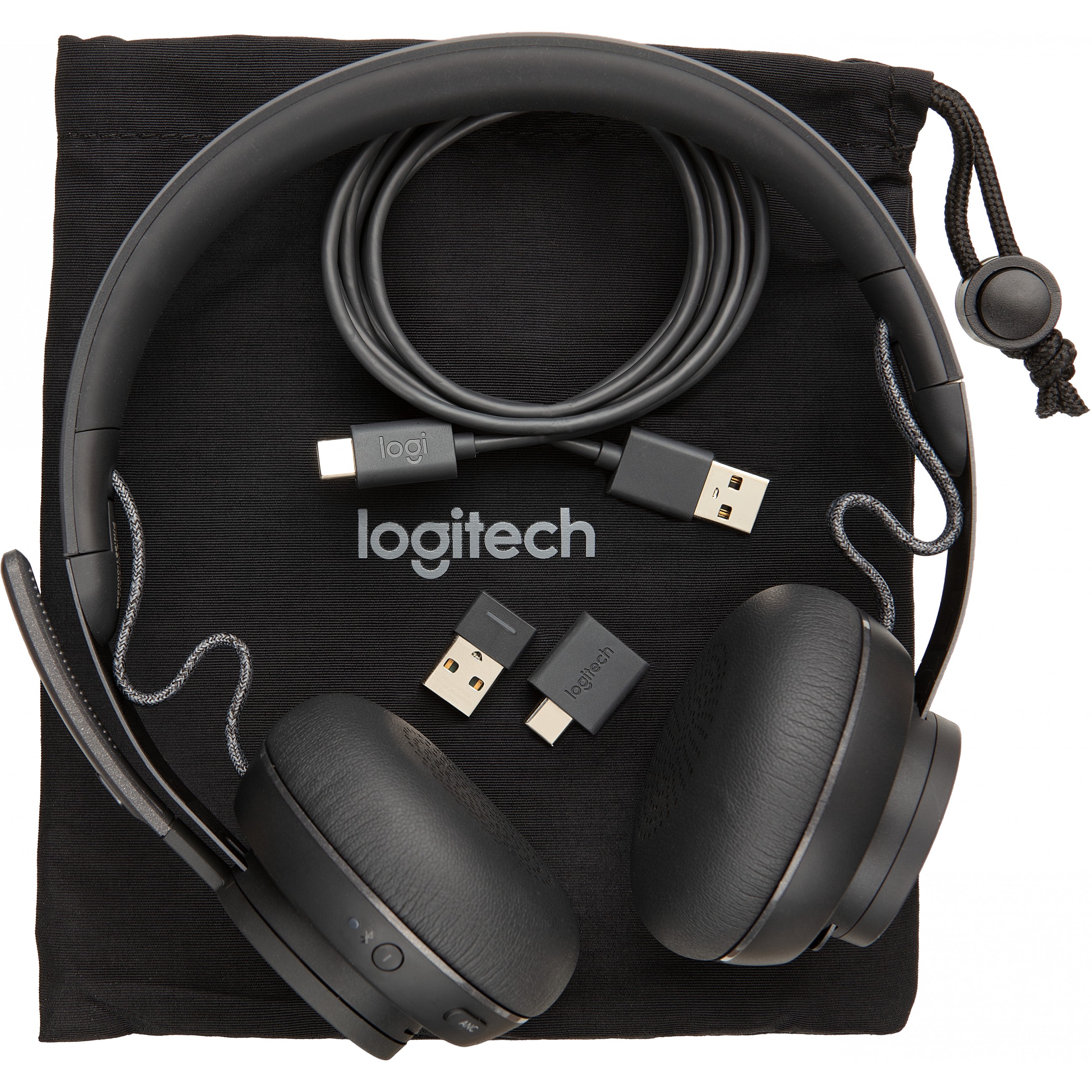 Slušalice LOGITECH Zone Wireless MS Teams - EMEA (Bluetooth, on-ear, Graphite)-13