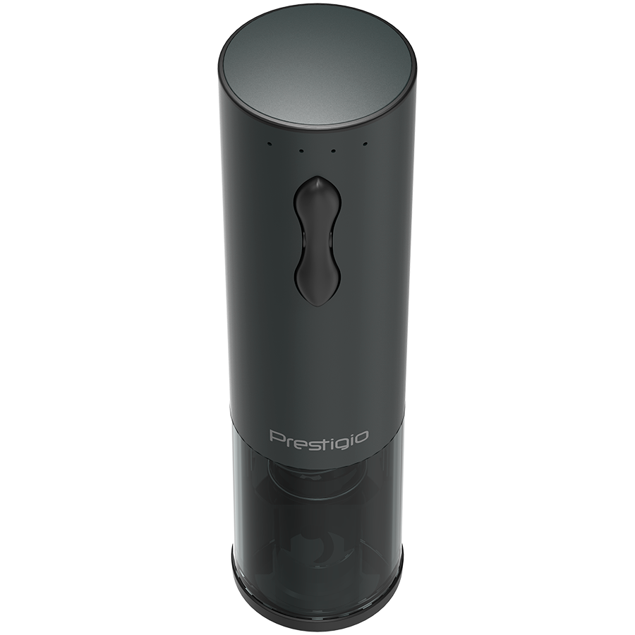 Bolsena, Electric wine opener with Prestigio Logo, aerator , vacuum preserver crna color-3