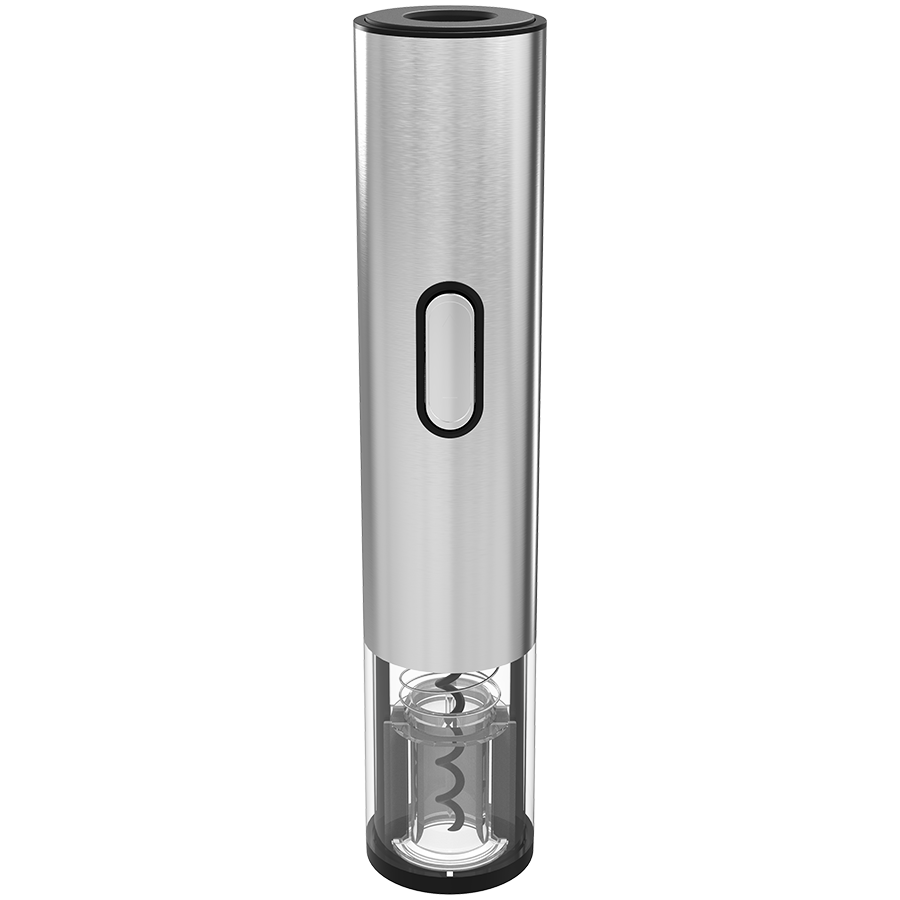 Prestigio Garda, smart wine opener, simple operation with 2 buttons, aerator, vacuum stopper preserver, foil cutter, opens up to 50 bottles wihout recharging, premium design, 500mAh battery, Dimension-1