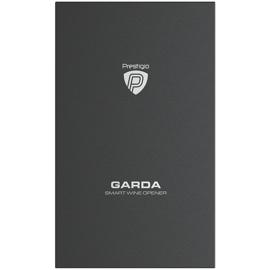 Prestigio Garda, smart wine opener, simple operation with 2 buttons, aerator, vacuum stopper preserver, foil cutter, opens up to 50 bottles wihout recharging, premium design, 500mAh battery, Dimension-10
