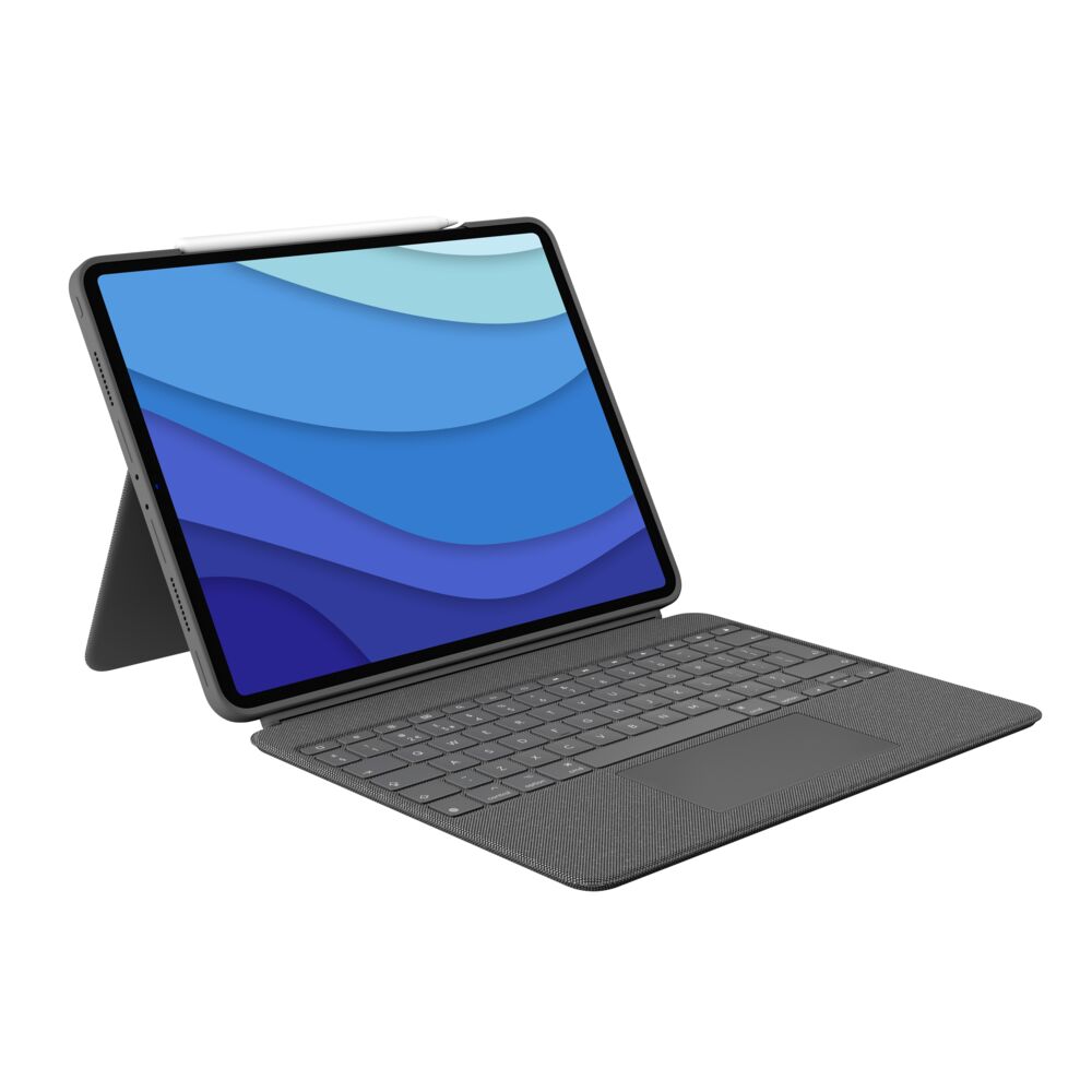 Tipkovnica za iPad LOGITECH Combo Touch za iPad Pro 12.9-inch (5. generacija) - SIVA - UK - INTNL-4