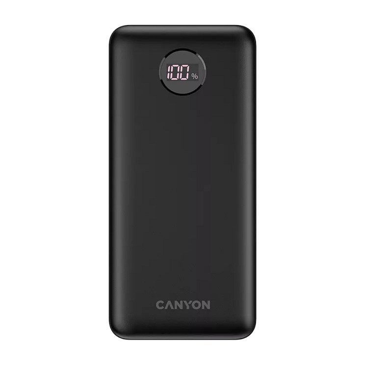 Power bank CANYON PB-2002 (kapacitet 20000mAh, ulaz Type-C, izlaz Type-C/USBA1/USBA2, crna boja)-4