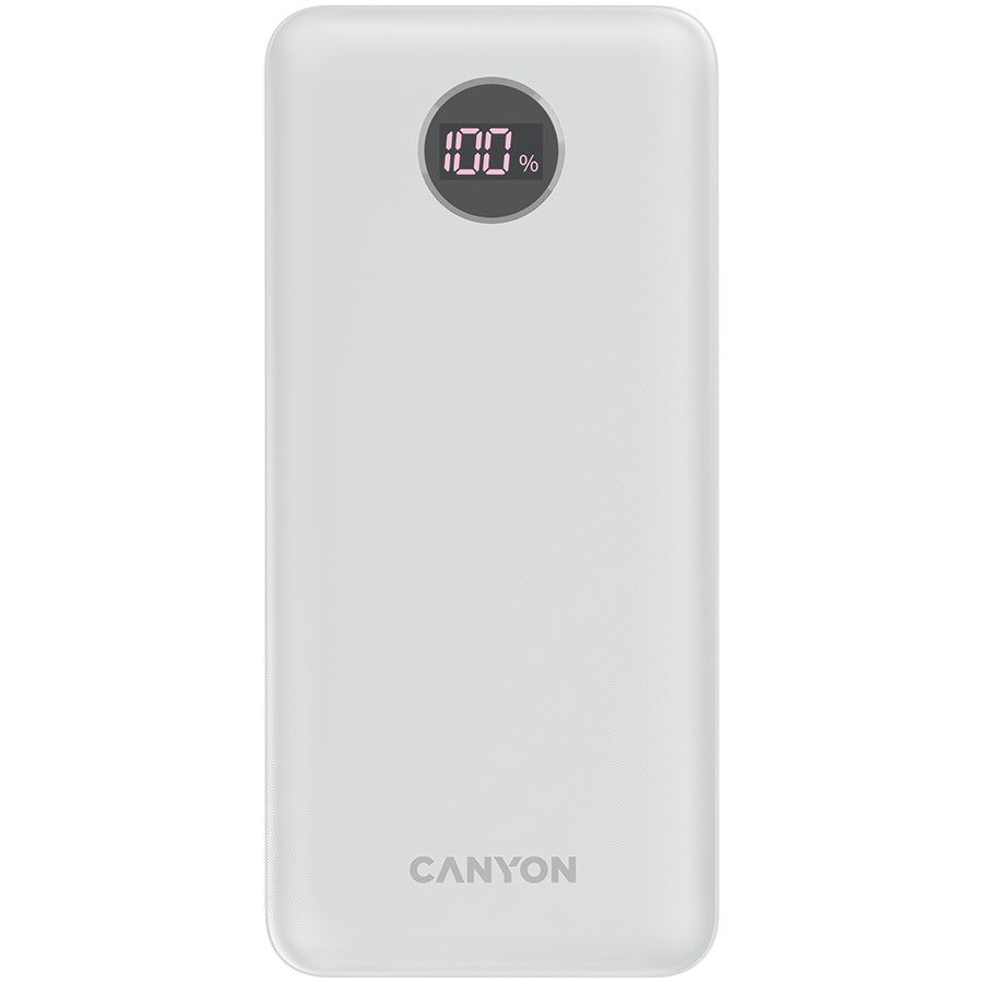 Power bank CANYON PB-2002 (kapacitet 20000mAh, ulaz Type-C, izlaz Type-C/USBA1/USBA2, 22.5W)-0
