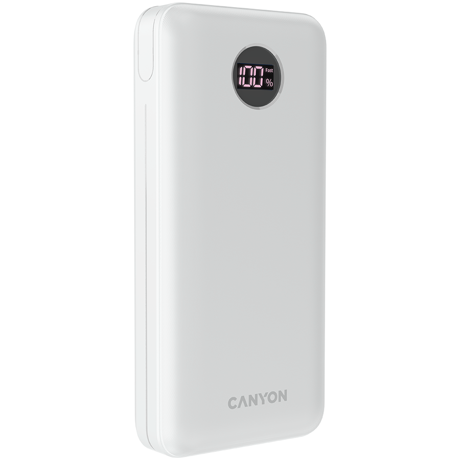 Power bank CANYON PB-2002 (kapacitet 20000mAh, ulaz Type-C, izlaz Type-C/USBA1/USBA2, 22.5W)-1