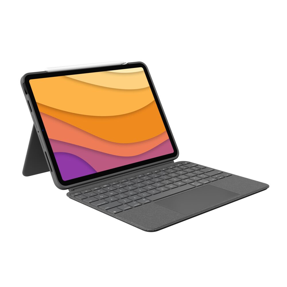 LOGITECH Combo Touch for iPad Air (4th generation) - GREY - UK - INTNL-3