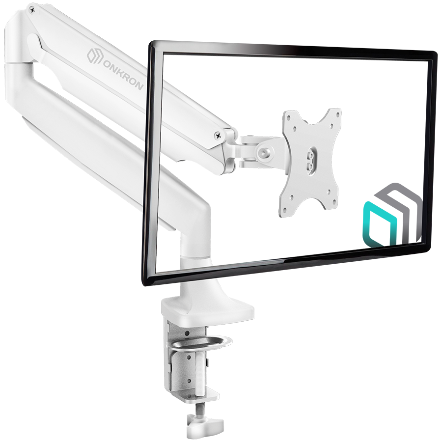 Nosač za monitor stolni ONKRON G100-W (13"- 32", do 9 kg, nagib -45°- 90°)-0