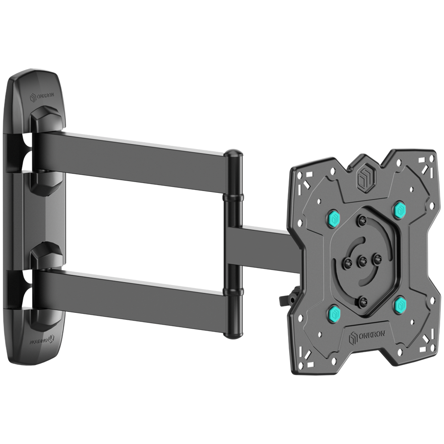 Nosač za TV zidni ONKRON M4SR-B (17"- 43", do 35 kg, nagib +5° -15°, zakret 180°)-0