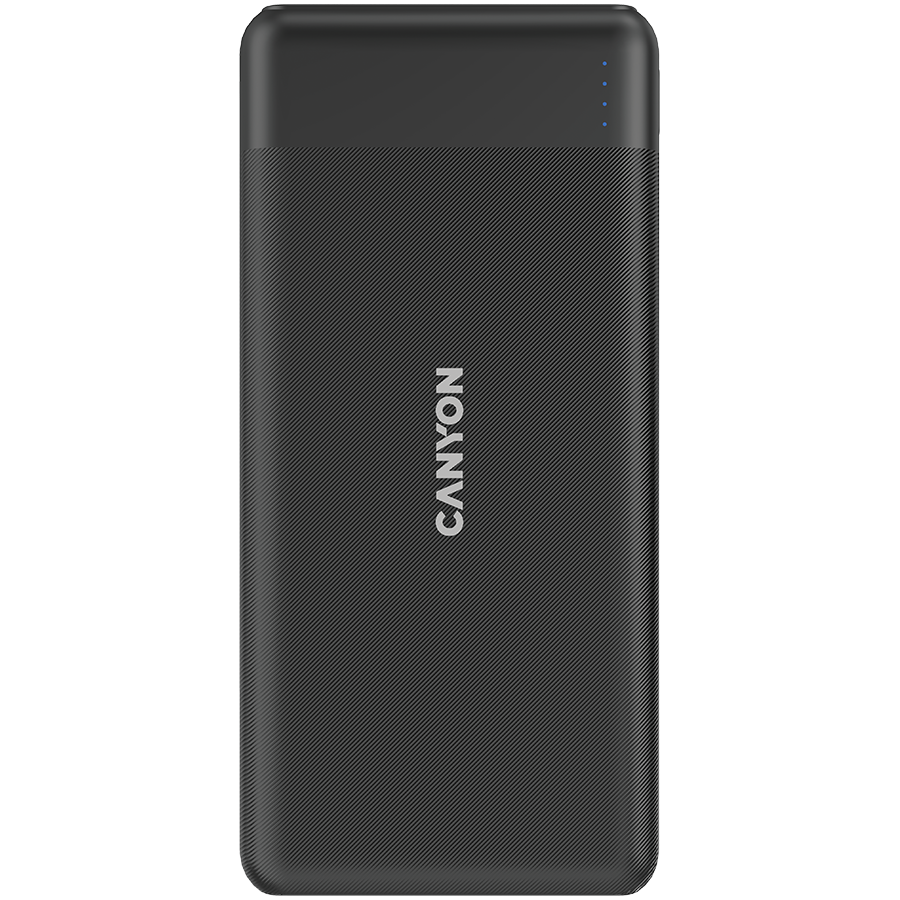 CANYON PB-109 Power bank 10000mAh Li-poly battery, Input Lightning &Type C : 5V/2A, 9V/2A PD 18W(Max), Output Type C 5V/3A,9V/2.2A,12V/1.5A 20W, Output USB A:5V3A,9V2A,12V1.5A,18W quick charging cab-0