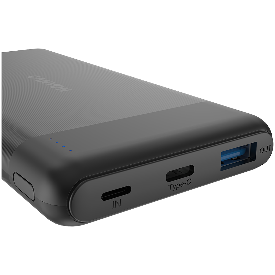 CANYON PB-109 Power bank 10000mAh Li-poly battery, Input Lightning &Type C : 5V/2A, 9V/2A PD 18W(Max), Output Type C 5V/3A,9V/2.2A,12V/1.5A 20W, Output USB A:5V3A,9V2A,12V1.5A,18W quick charging cab-2