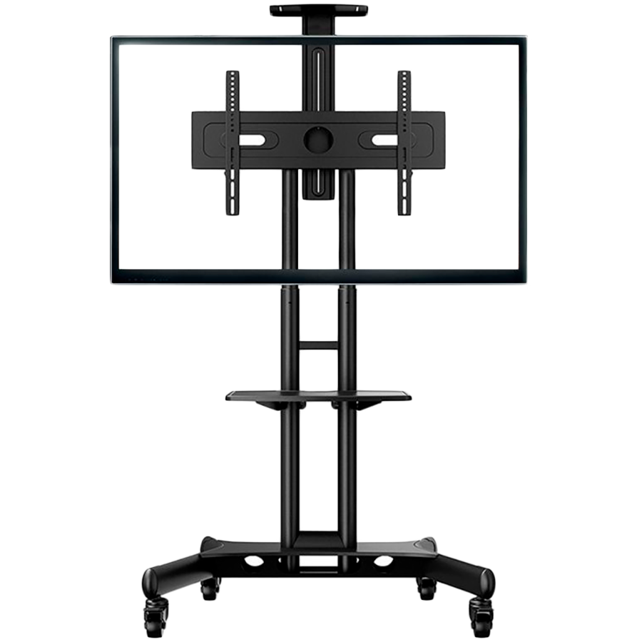 ONKRON Mobile TV Stand for 40-70” TVs with Wheels Shelves Height Adjustable Rolling TV Cart crna-0