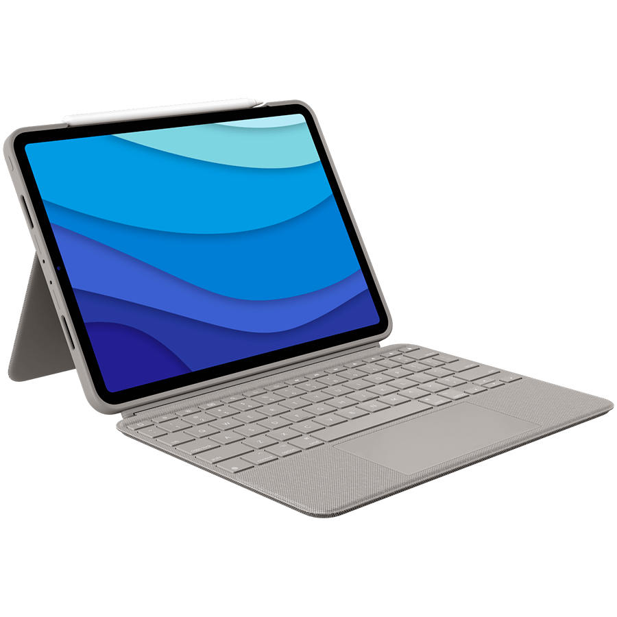 LOGITECH Combo Touch for iPad Pro 11-inch (1st, 2nd, and 3rd generation) - SAND - US - INTNL-0