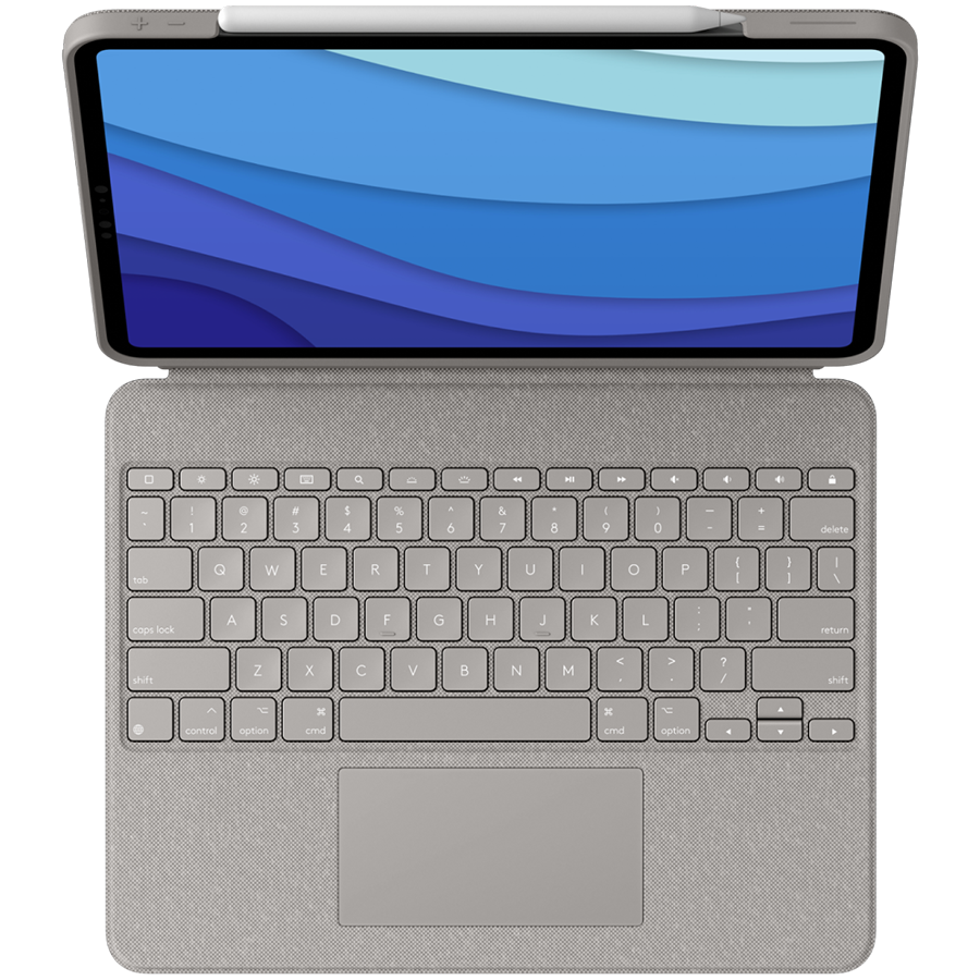 LOGITECH Combo Touch for iPad Pro 12.9-inch (5th generation) - SAND - US - INTNL-1