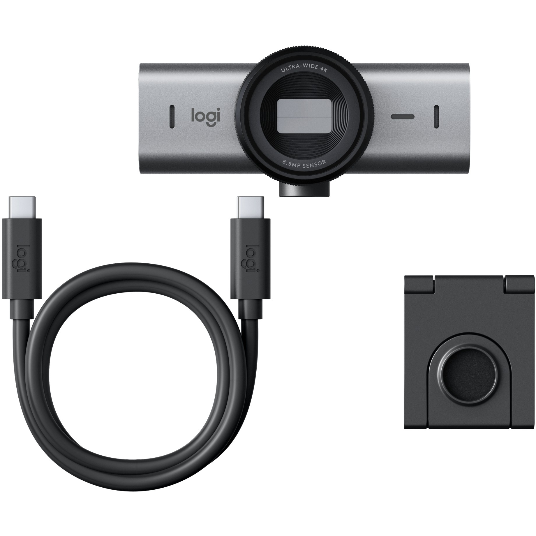 LOGITECH MX Brio 4K Ultra HD Webcam - GRAPHITE - 2.4GHZ - EMEA28-935 - B2C-12