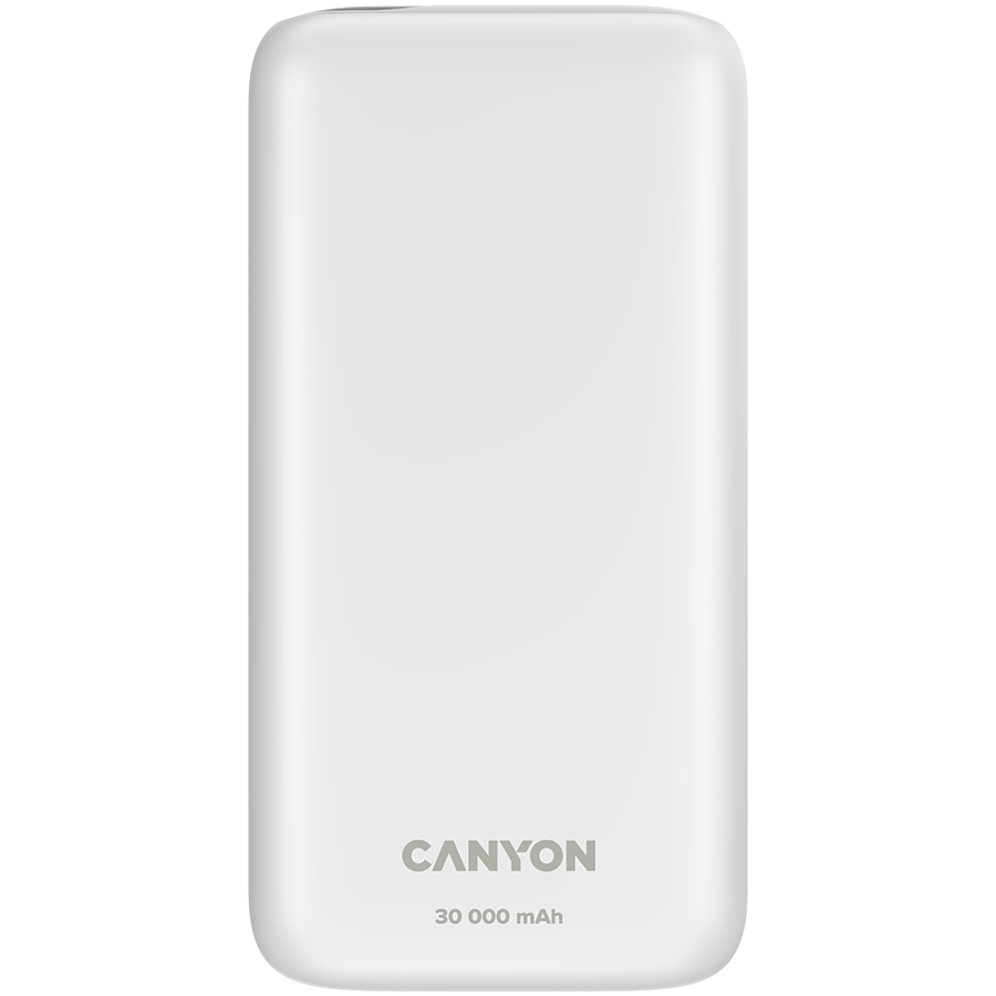 Power bank CANYON PB - 301 (kapacitet 30000 mAh, ulaz DC 5V/2A, 9V/2A, izlaz DC 5/9/12 V)