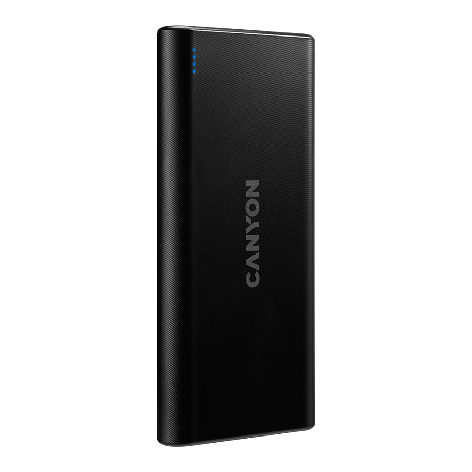 CANYON PB-106 Power bank 10000mAh Li-poly battery, Input 5V/2A, Output 5V/2.1A(Max), USB cable length 0.3m, 140*68*16mm, 0.24Kg crna-3