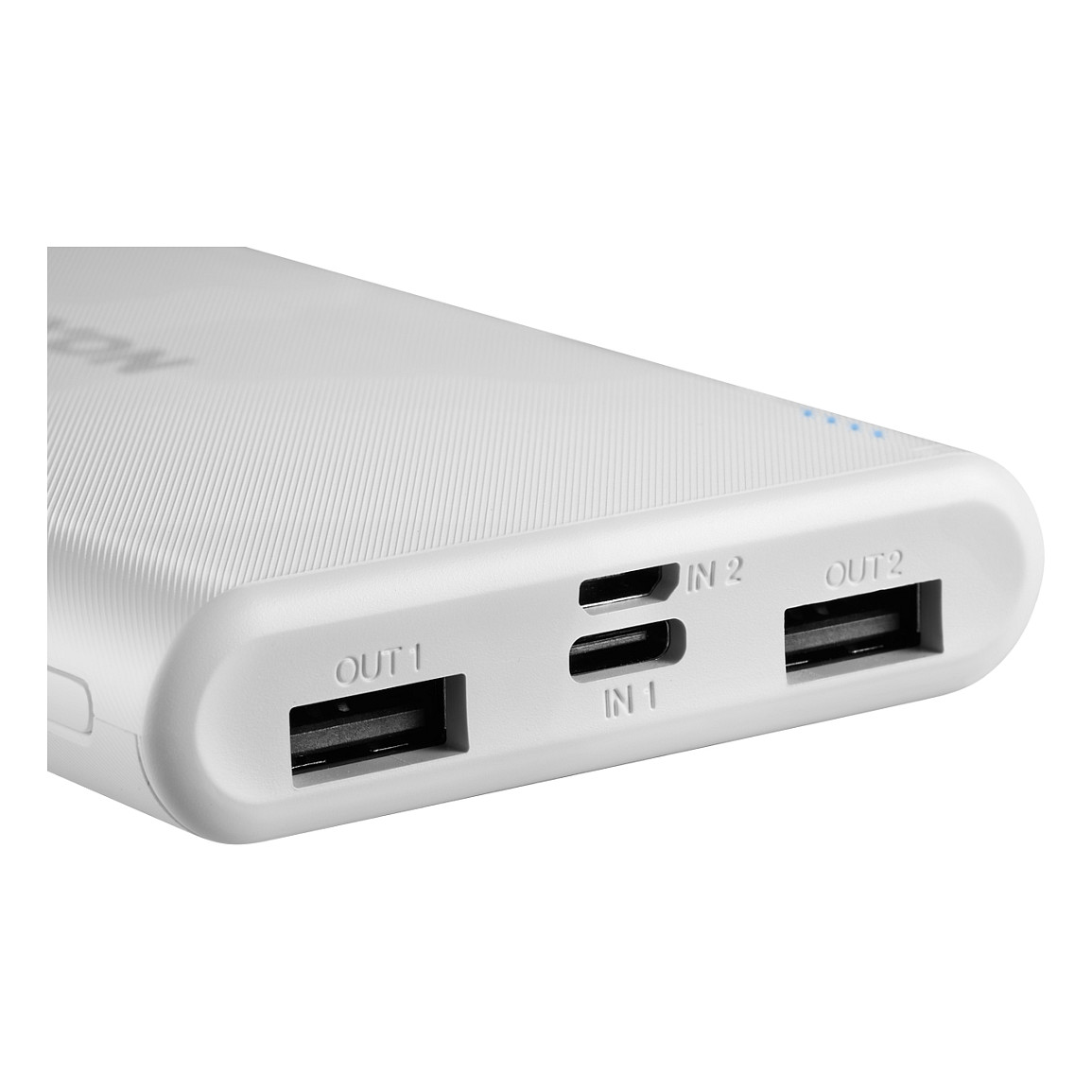 Power bank CANYON PB-106 (kapacitet 10000 mAh, ulaz 5V/2A, izlaz 5V/2.1A, dimenzije 140*68*16mm, težina 0.24kg, bijela)-5