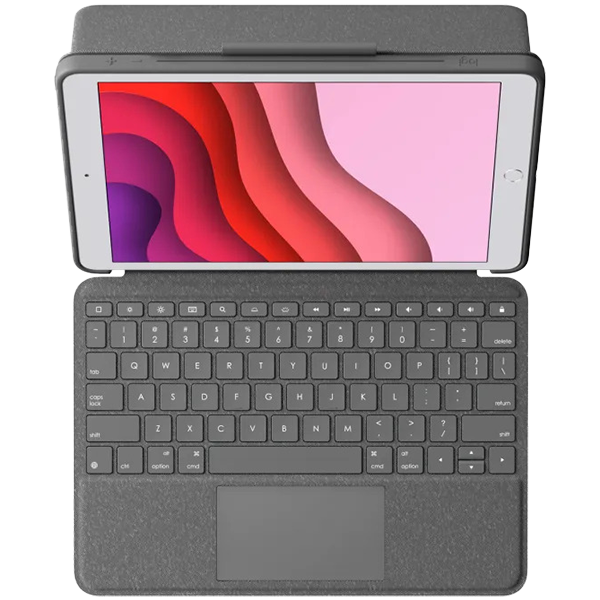 Tipkovnica Logitech Combo Touch za iPad (7., 8. i 9. generacija) - GRAPHITE-1