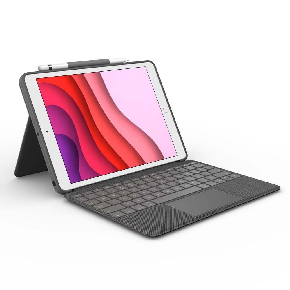 Tipkovnica Logitech Combo Touch za iPad (7., 8. i 9. generacija) - GRAPHITE-11