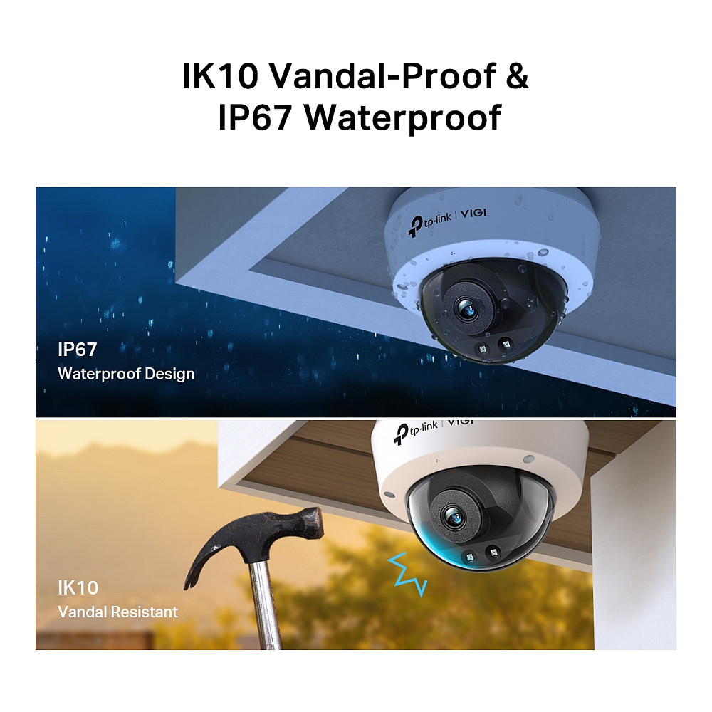 IP Kamera TP-LINK Купольная камера 4 Мп s IR podsvjetljenjem, 2.8mm-7