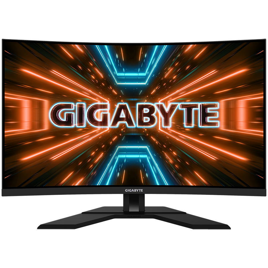 Monitor GIGABYTE M32QC-EK KVM (31.5" VA, 165Hz, 2560x1440 QHD, gaming crni)-0