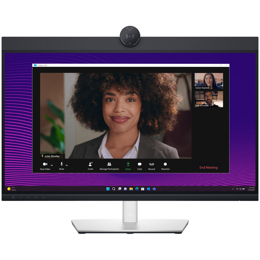 Monitor DELL P2724DEB Video Conferencing 27", 2560x1440, QHD, IPS Antiglare, 169, 10001, 350 cd/m2, 8ms/5ms, 178/178, 2xDP, HDMI, 2xUSB-C (DP/PD), USB-B, 3xUSB-A, RJ-45, Audio line out, 2x5W Speaker-0