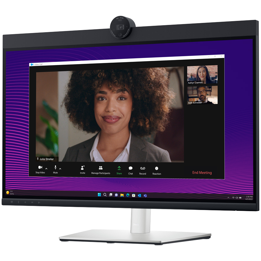 Monitor DELL P2724DEB Video Conferencing 27", 2560x1440, QHD, IPS Antiglare, 169, 10001, 350 cd/m2, 8ms/5ms, 178/178, 2xDP, HDMI, 2xUSB-C (DP/PD), USB-B, 3xUSB-A, RJ-45, Audio line out, 2x5W Speaker-1