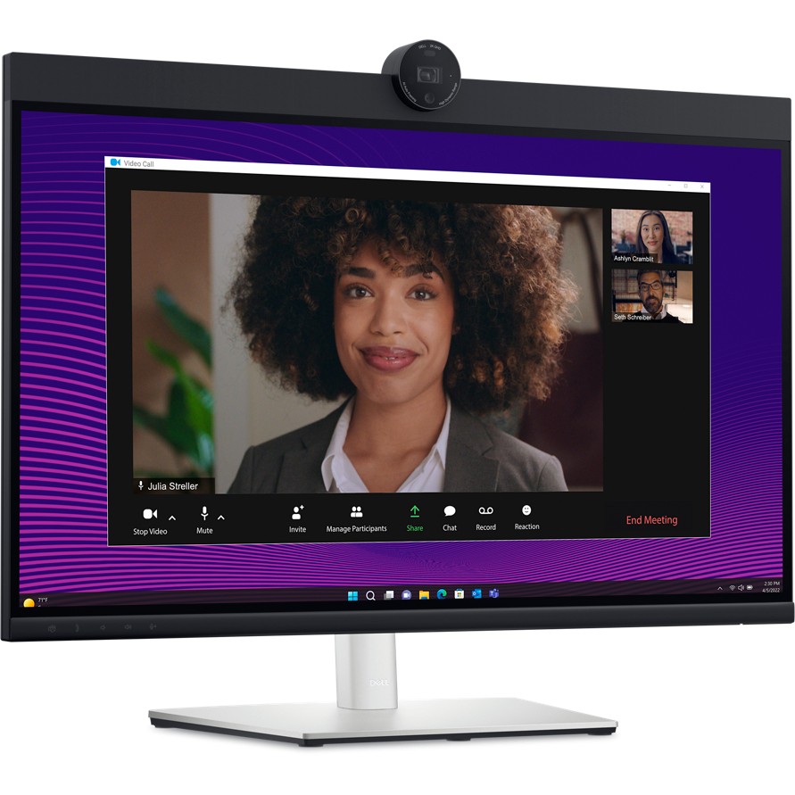 Monitor DELL P2724DEB Video Conferencing 27", 2560x1440, QHD, IPS Antiglare, 169, 10001, 350 cd/m2, 8ms/5ms, 178/178, 2xDP, HDMI, 2xUSB-C (DP/PD), USB-B, 3xUSB-A, RJ-45, Audio line out, 2x5W Speaker-6