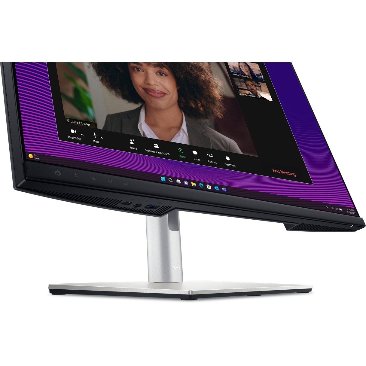 Monitor DELL P2724DEB Video Conferencing 27", 2560x1440, QHD, IPS Antiglare, 169, 10001, 350 cd/m2, 8ms/5ms, 178/178, 2xDP, HDMI, 2xUSB-C (DP/PD), USB-B, 3xUSB-A, RJ-45, Audio line out, 2x5W Speaker-10