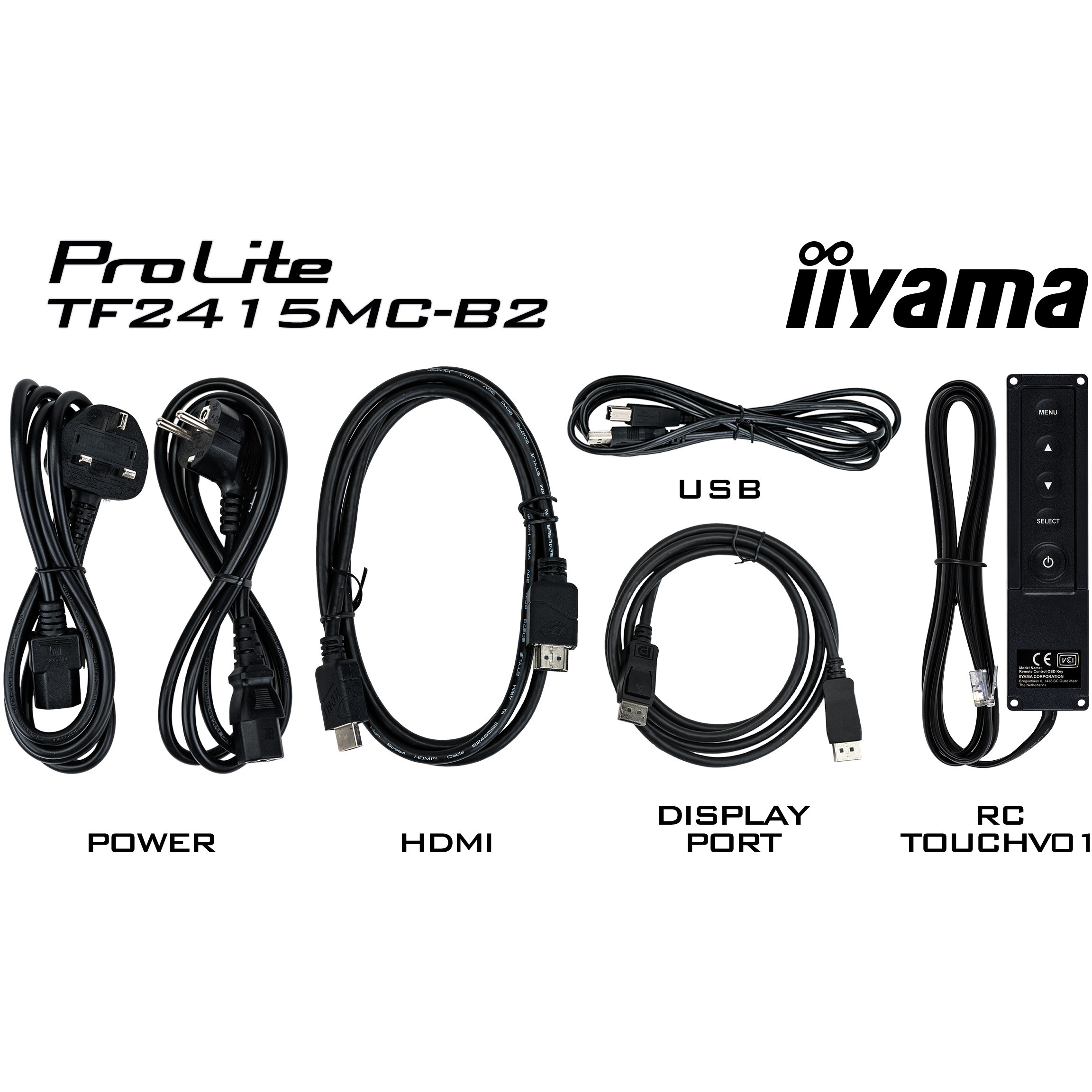Monitor IIYAMA ProLite TF2415MC-B2 (24" VA, 60Hz)-8