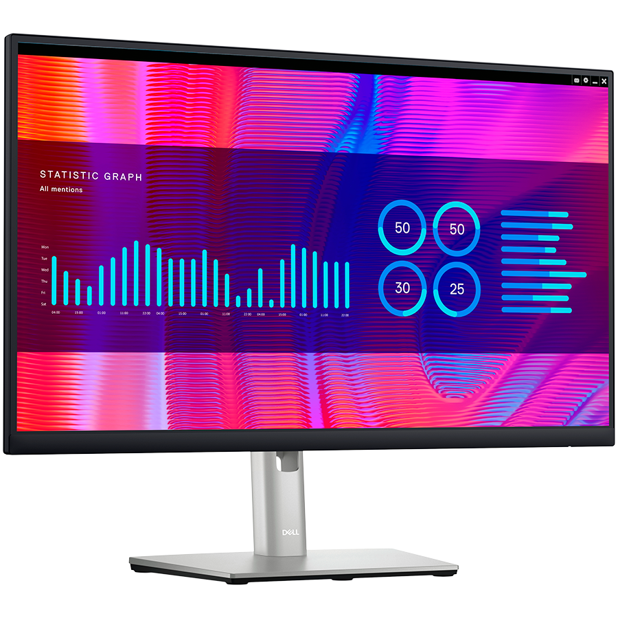 Monitor DELL Professional P2423DE 24in (2560x1440, QHD, IPS, 10001, 8ms/5ms, 178/178, 2x DP, HDMI, Type-C, 4x USB 3.2, RJ-45) - KORIŠTENI jamstvo 6 mjeseci-2