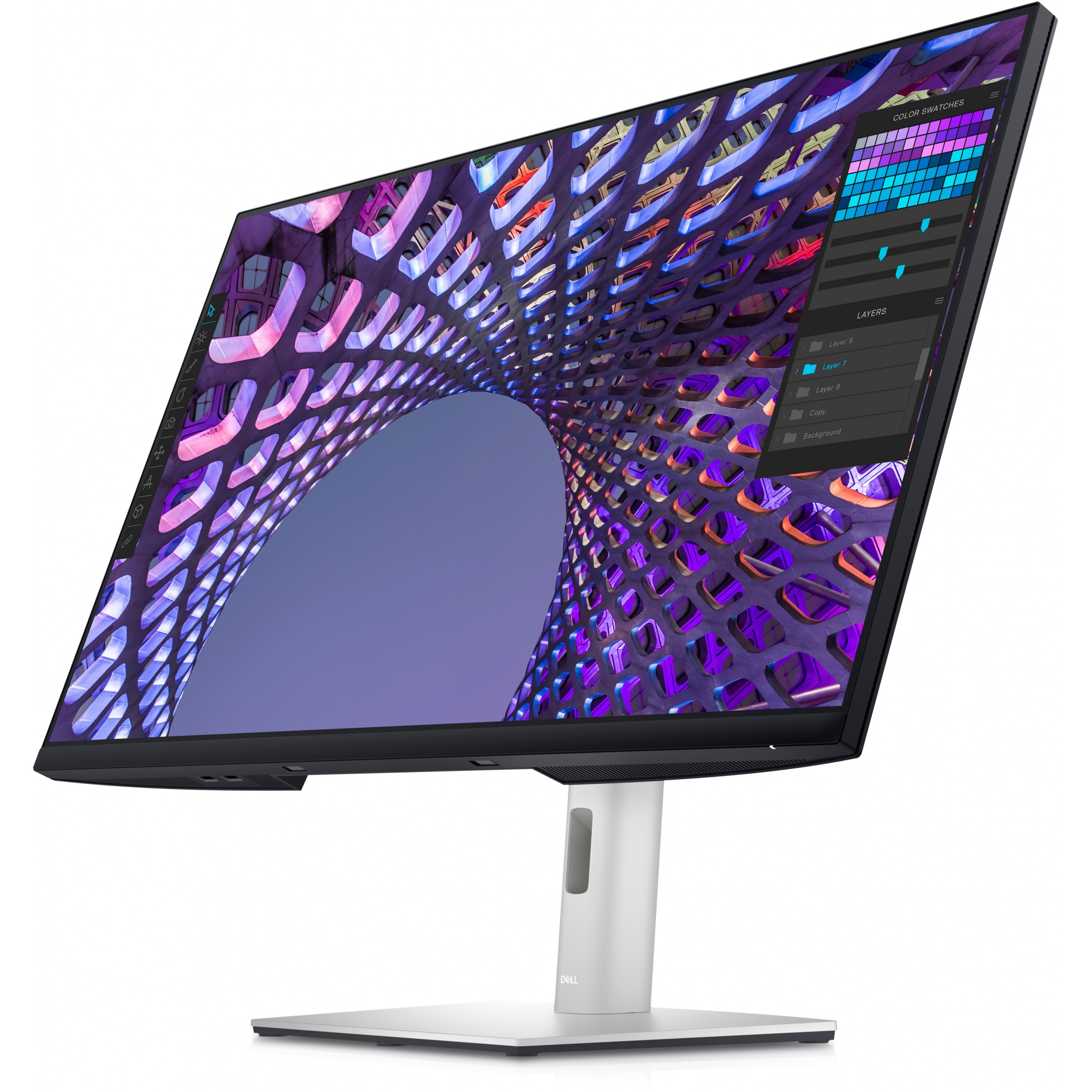 Monitor DELL Professional P3222QE (31.5" IPS, 60Hz, 3840x2160, 4K UHD, srebrni crni)-6