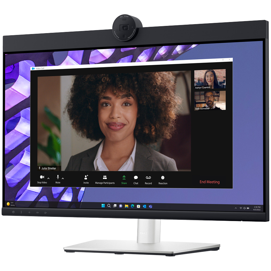 Monitor DELL P2424HEB Video Conferencing 24", 1920x1080 FHD, IPS Antiglare, 169, 10001, 250 cd/m2, 8ms/5ms, 178/178, 2xDP, HDMI, 2xUSB-C (DP/PD), USB-B, 3xUSB-A, RJ-45, Audio line out, 2x5W Speaker,-1