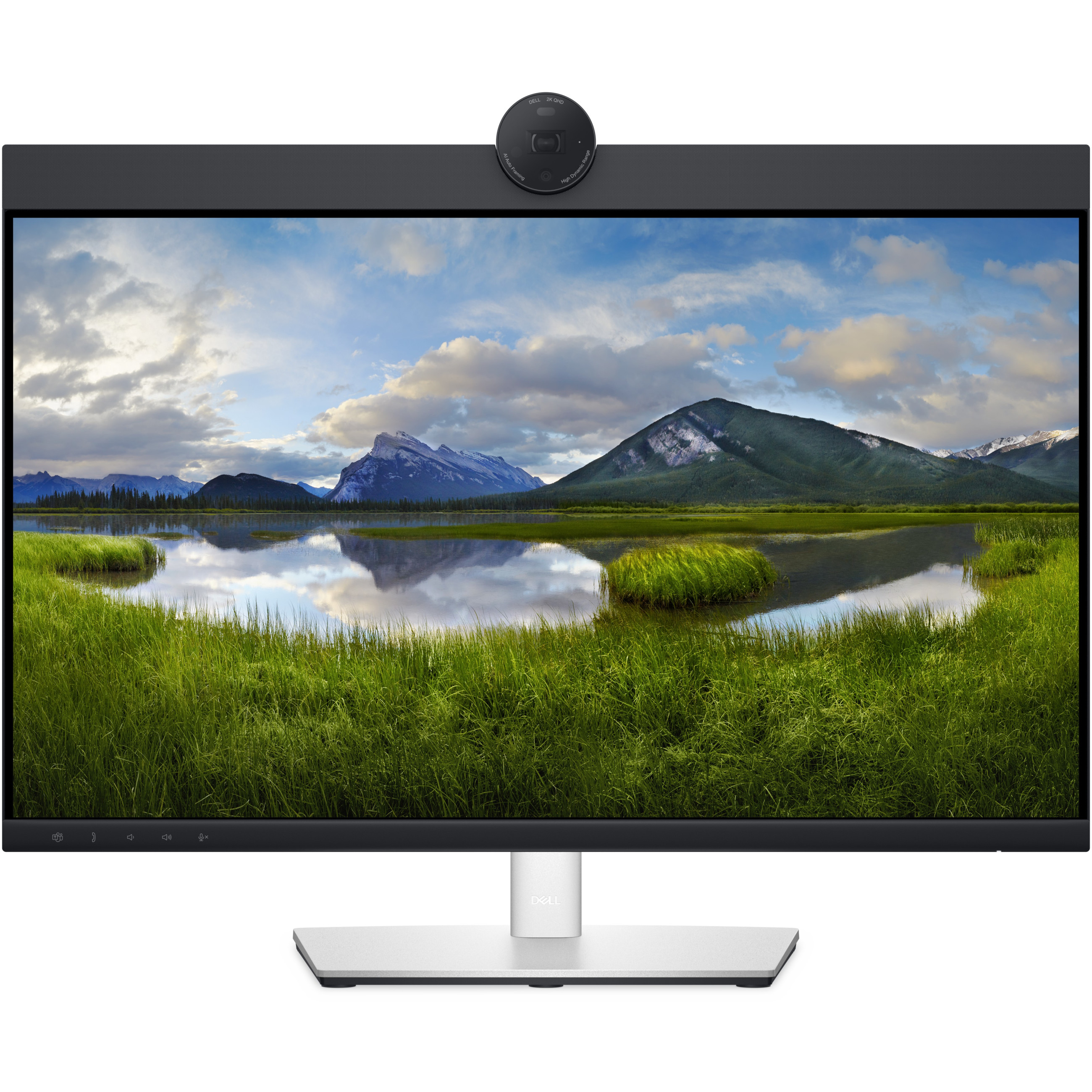 Monitor DELL P2424HEB Video Conferencing 24", 1920x1080 FHD, IPS Antiglare, 169, 10001, 250 cd/m2, 8ms/5ms, 178/178, 2xDP, HDMI, 2xUSB-C (DP/PD), USB-B, 3xUSB-A, RJ-45, Audio line out, 2x5W Speaker,-5