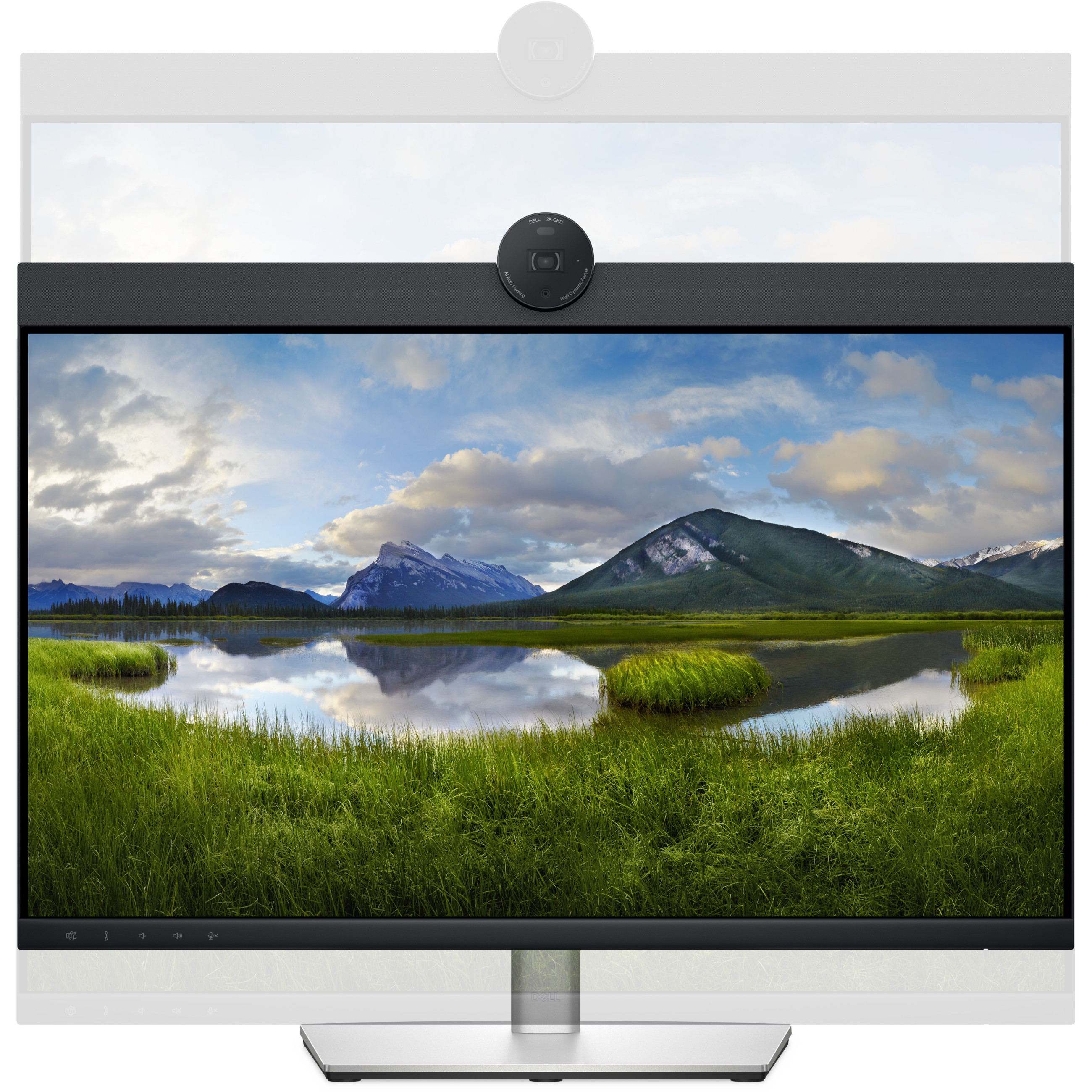 Monitor DELL P2424HEB Video Conferencing 24", 1920x1080 FHD, IPS Antiglare, 169, 10001, 250 cd/m2, 8ms/5ms, 178/178, 2xDP, HDMI, 2xUSB-C (DP/PD), USB-B, 3xUSB-A, RJ-45, Audio line out, 2x5W Speaker,-10