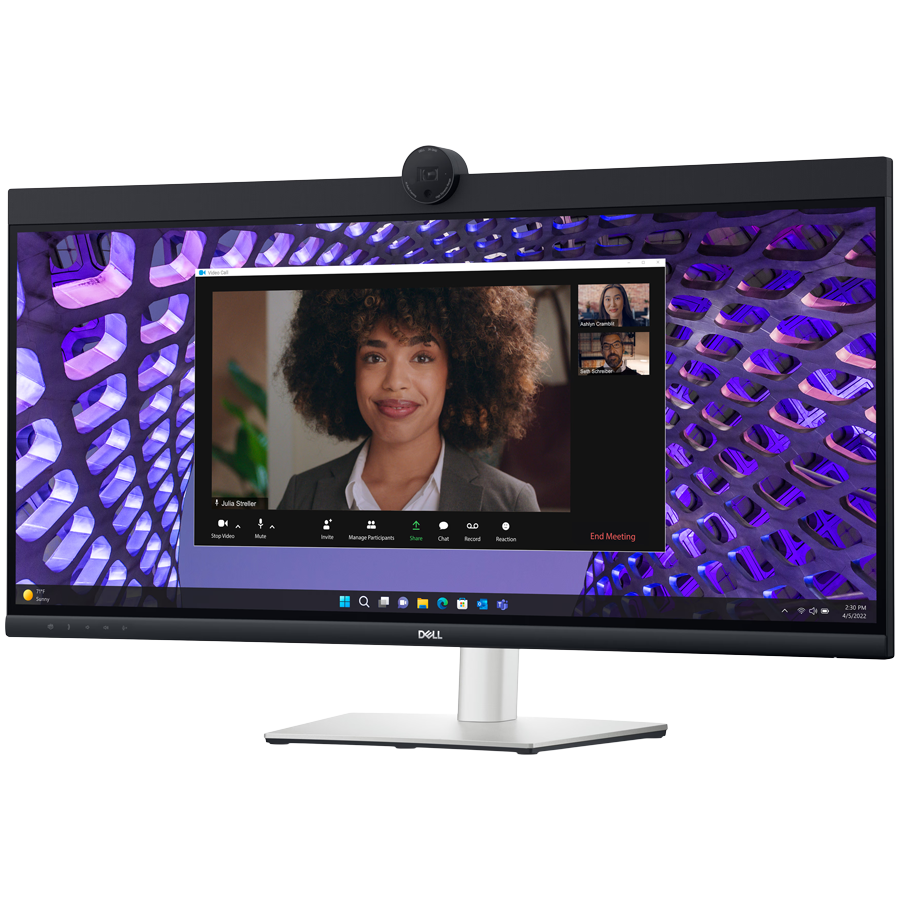 Monitor DELL P3424WEB Curved Video Conferencing 34" 3440x1440 WQHD, IPS, 219, 10001, 300 cd/m2, 5ms-1