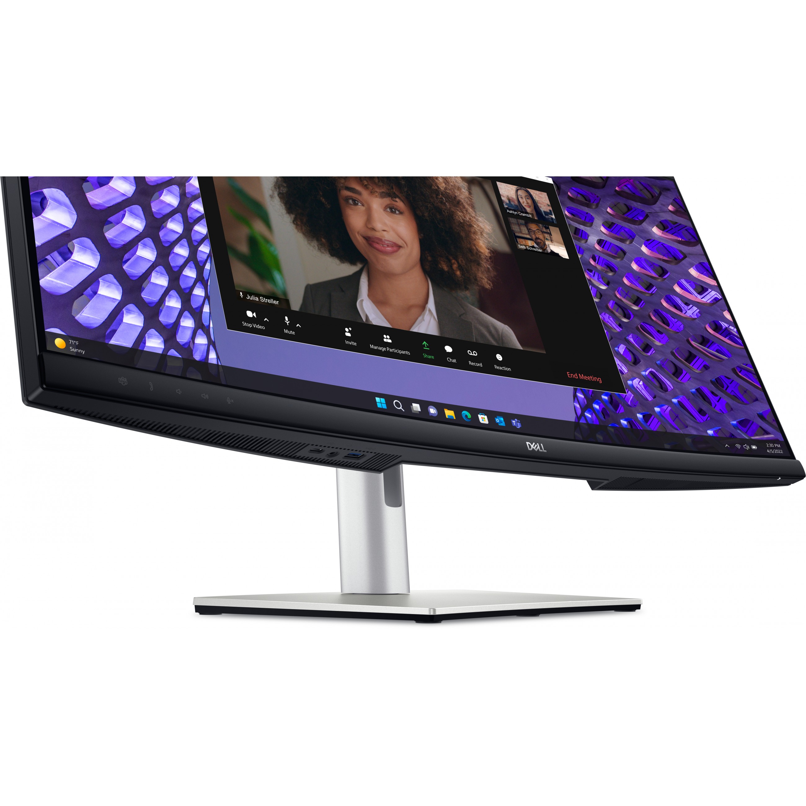 Monitor DELL P3424WEB Curved Video Conferencing 34" 3440x1440 WQHD, IPS, 219, 10001, 300 cd/m2, 5ms-10