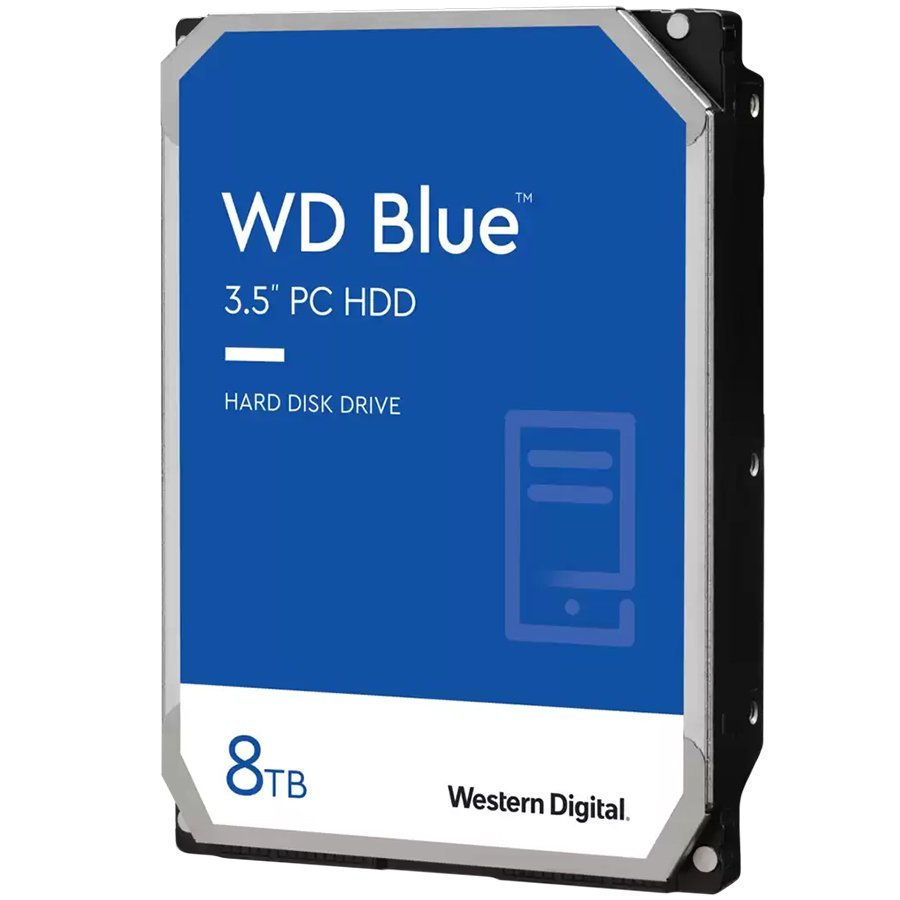 HDD WESTERN DIGITAL Blue 8TB (3.5'', 256MB, 5640 RPM, SATA)