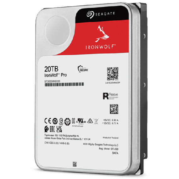 Tvrdi disk za NAS SEAGATE IronWolf PRO (20TB, 7200 okretaja u minuti, 256MB, SATA3)-22