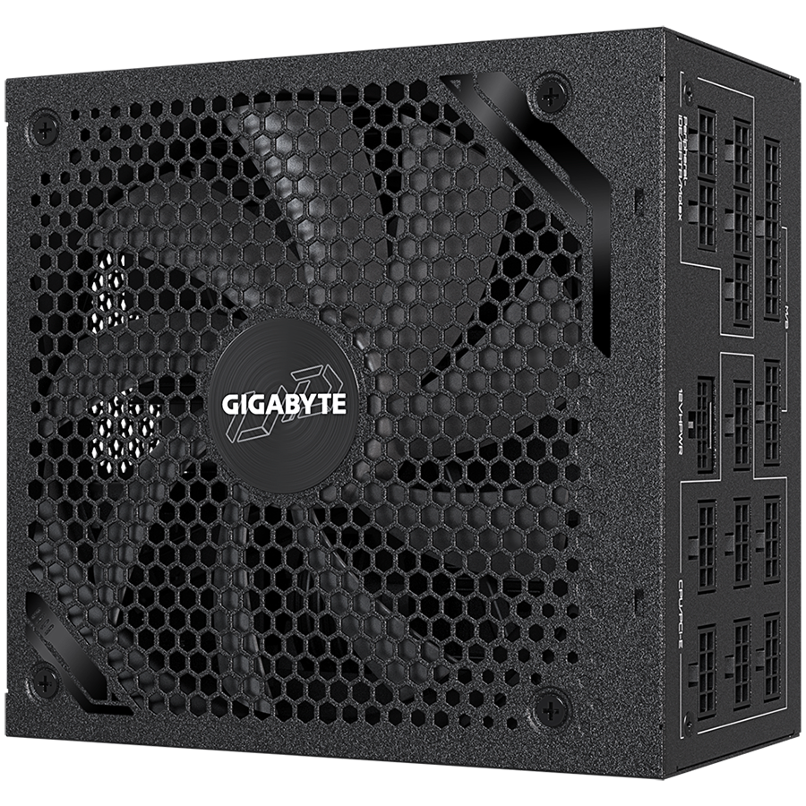 GIGABYTE UD1300GM Power Supply 1300W, PCIe Gen5 16Pin x 1 600W, Modular, 80 PLUS Gold, Japanese capacitors, 140mm fan, EU plug-1