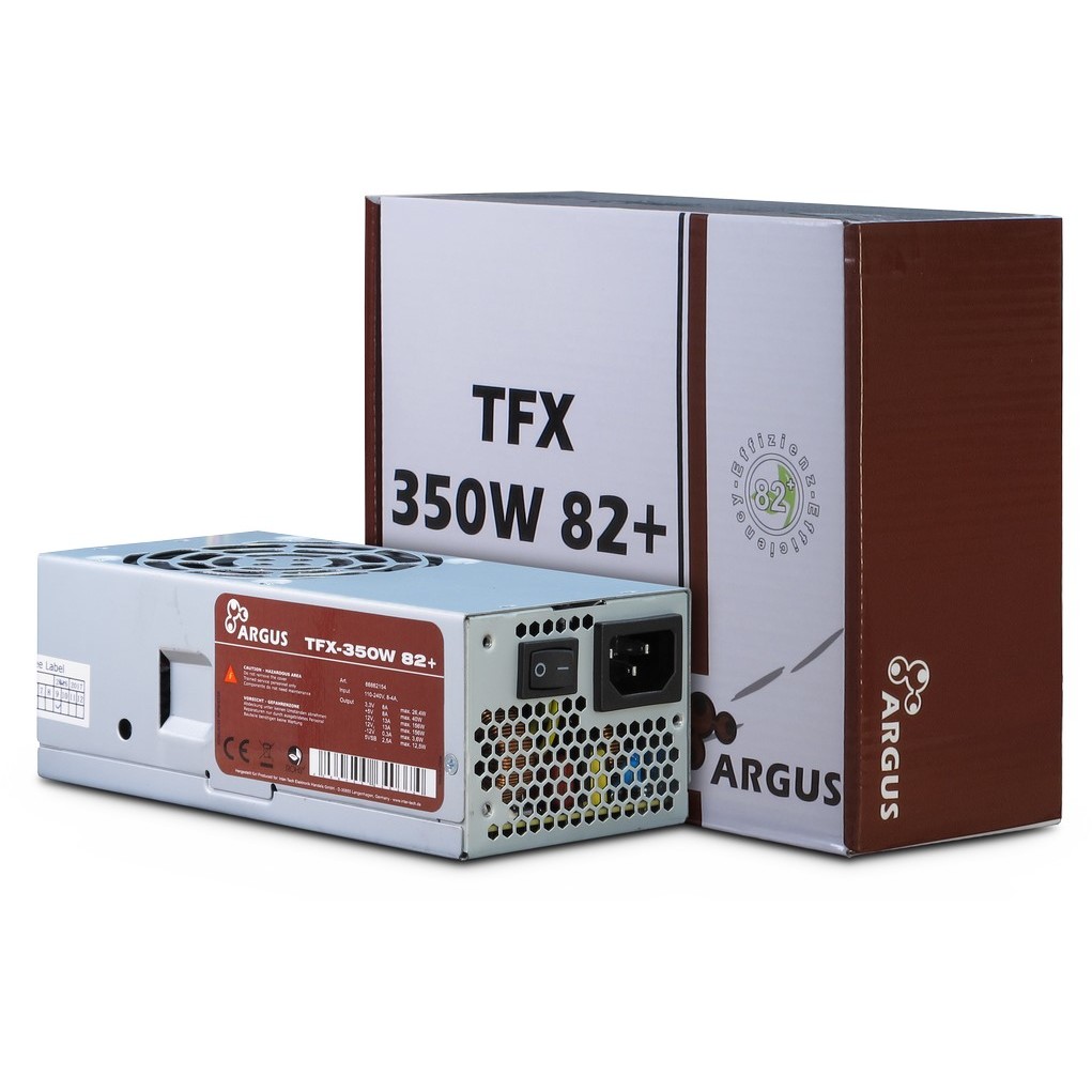 Inter-Tech Power Supply Unit TFX-350 RETAIL, 350W, Active PFC, 65 x 85 x 175mm TFX, Retail-5